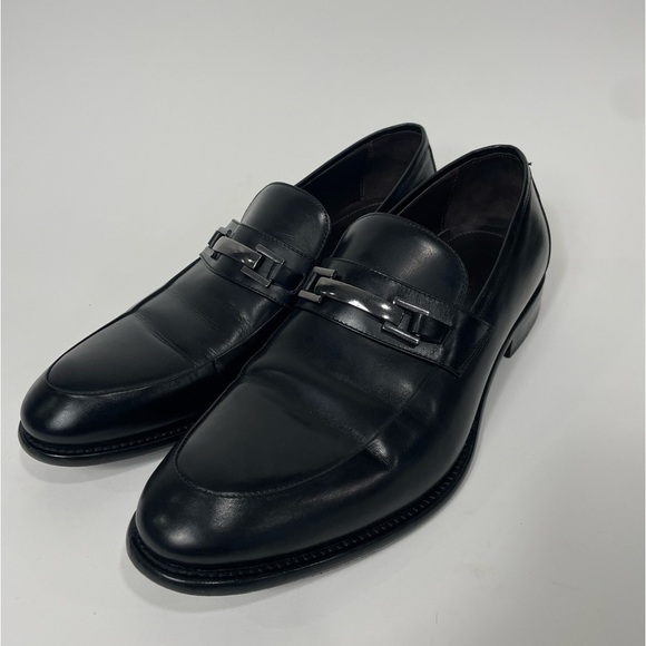 Johnston & Murphy Black Leather Loafers main image 8